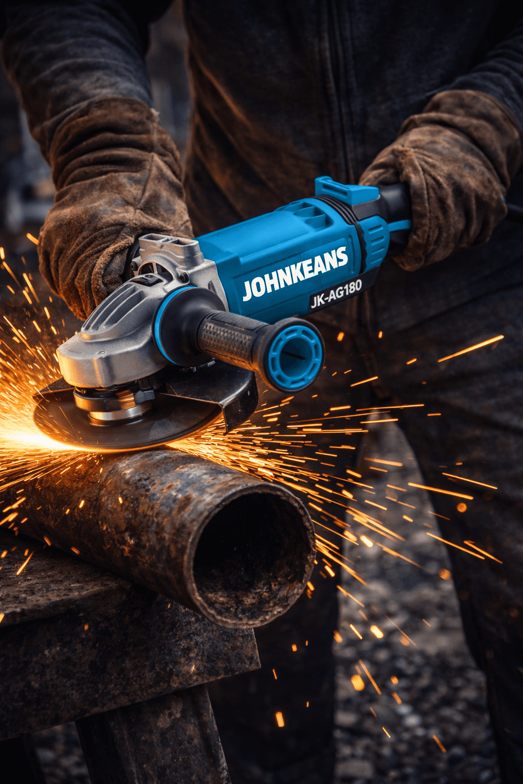 Johnkeans 180mm Industrial Angle Grinder - Image 2