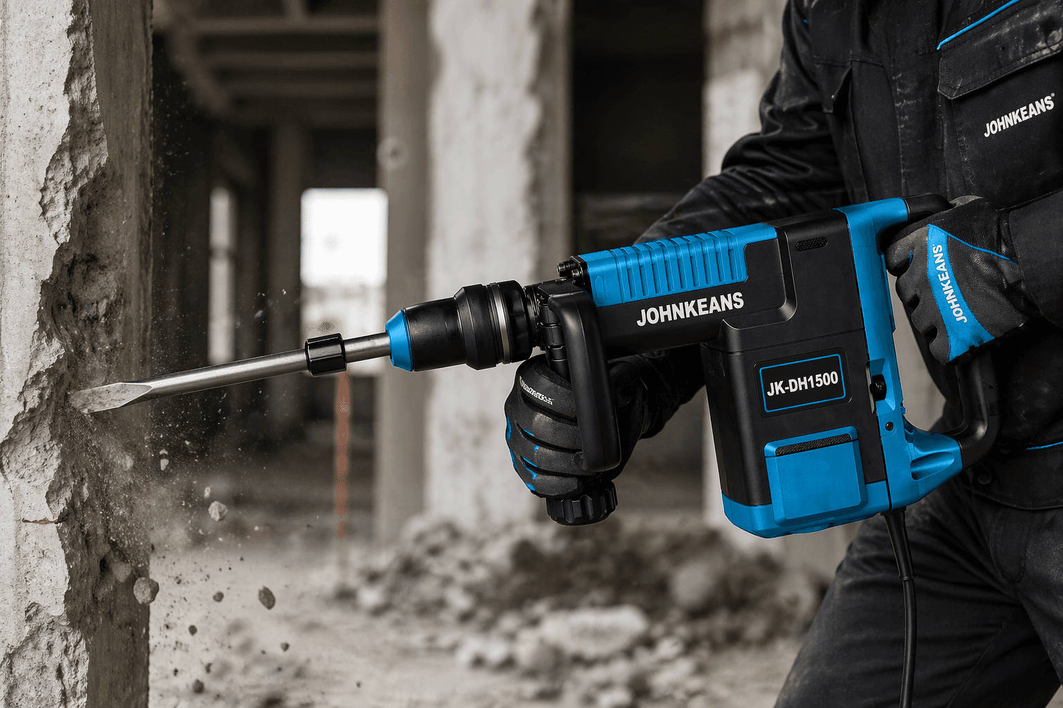 Johnkeans 1500W Demolition Hammer - Image 2