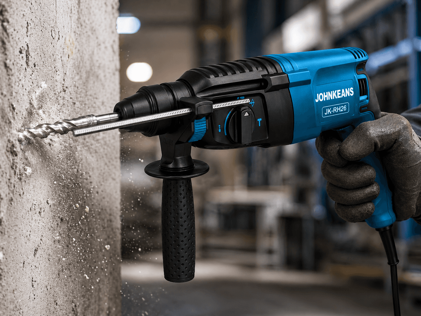 Johnkeans 26mm SDS-Plus Rotary Hammer Drill - Image 2